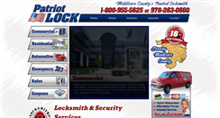 Desktop Screenshot of patriotlocksmith.com